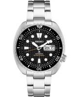 Seiko Men's Automatic Prospex King Turtle Stainless Steel Bracelet Watch 45mm
