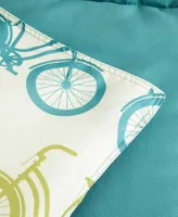 Unikome Printed Reversible Down Alternative Year Round 3-Piece Comforter Set, King