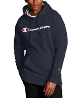 Champion Men's Script Logo Powerblend Hoodie