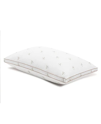 Calvin Klein Monogram Logo Density Collection Cotton Pillow, Standard/Queen