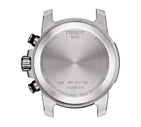 Tissot Men's Swiss Chronograph Supersport T-Sport Black Leather Strap Watch 46mm