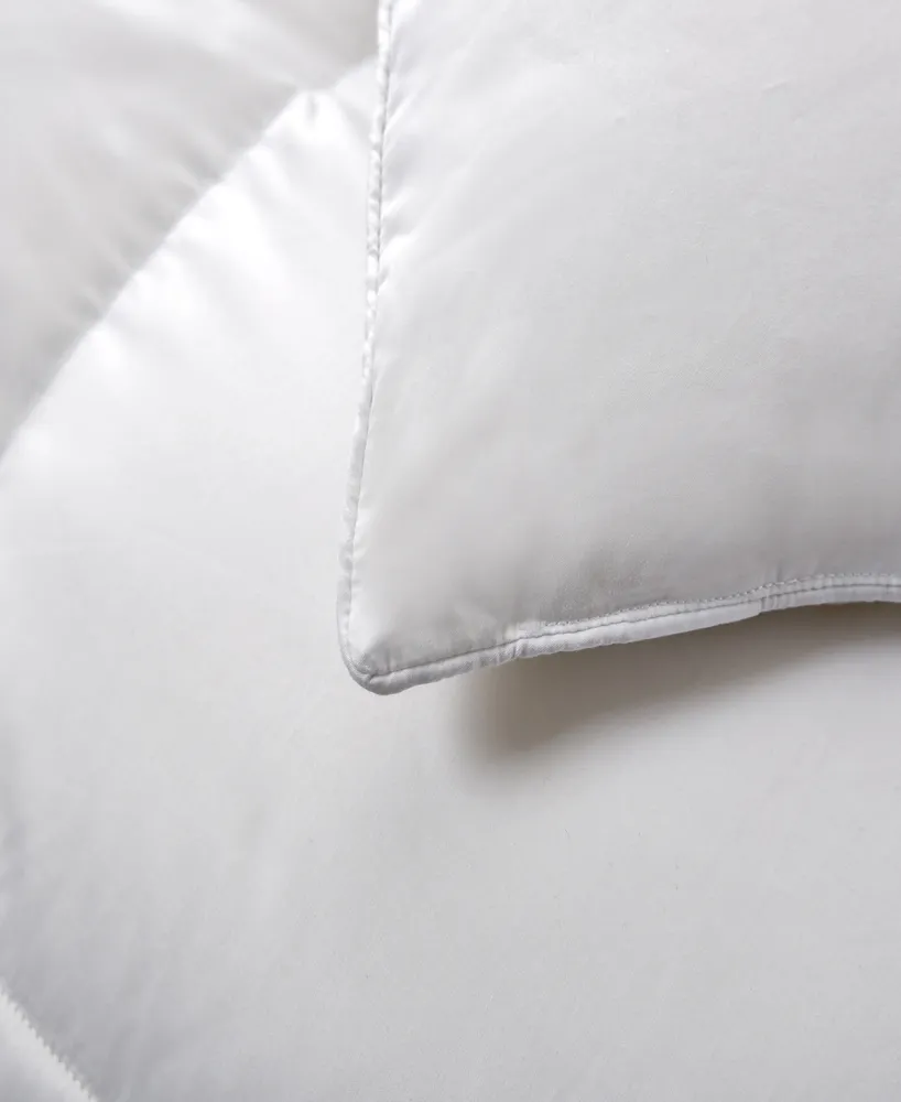 Serta White Down Fiber & Feather Light Warmth Comforter
