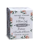 Dot & Lil Peony Olive Soy Candle