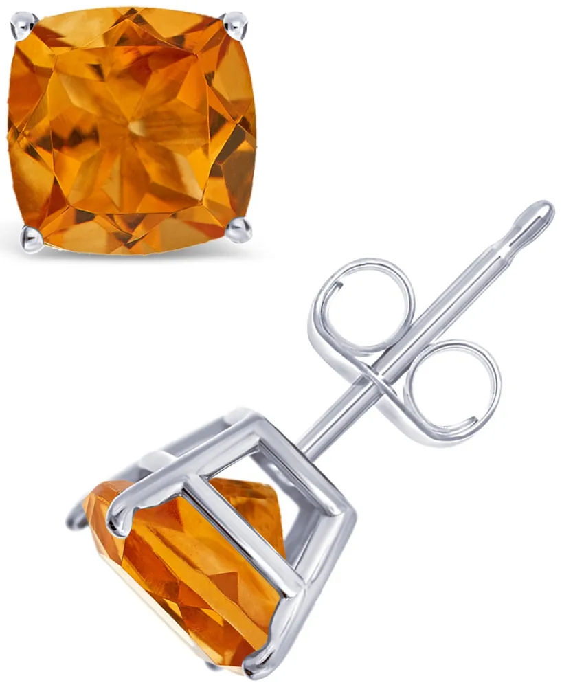 Citrine (2-7/8 ct. t.w.) Stud Earrings in Sterling Silver