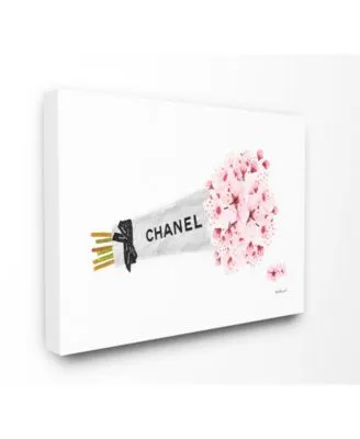 Stupell Industries Fashion Chanel Wrapped Cherry Blossoms Canvas Wall Art Collection