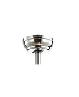Brandy 52" 3-Light Crystal Prism Drum Led Ceiling Fan with Remote