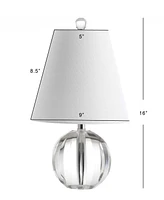 Goddard 16" Crystal Ball, Led Table Lamp