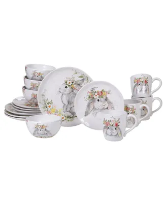 Certified International Sweet Bunny 16-Pc.Dinnerware Set