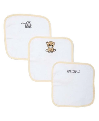 Precious Moments Baby Boys and Girls 3-Piece Washcloths