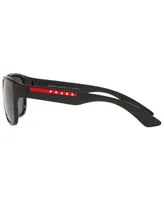 Prada Linea Rossa Men's Active Polarized Sunglasses, Ps 01US 59