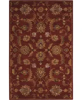 Long Street Looms India House IH83 Brick 3'6" x 5'6" Area Rug