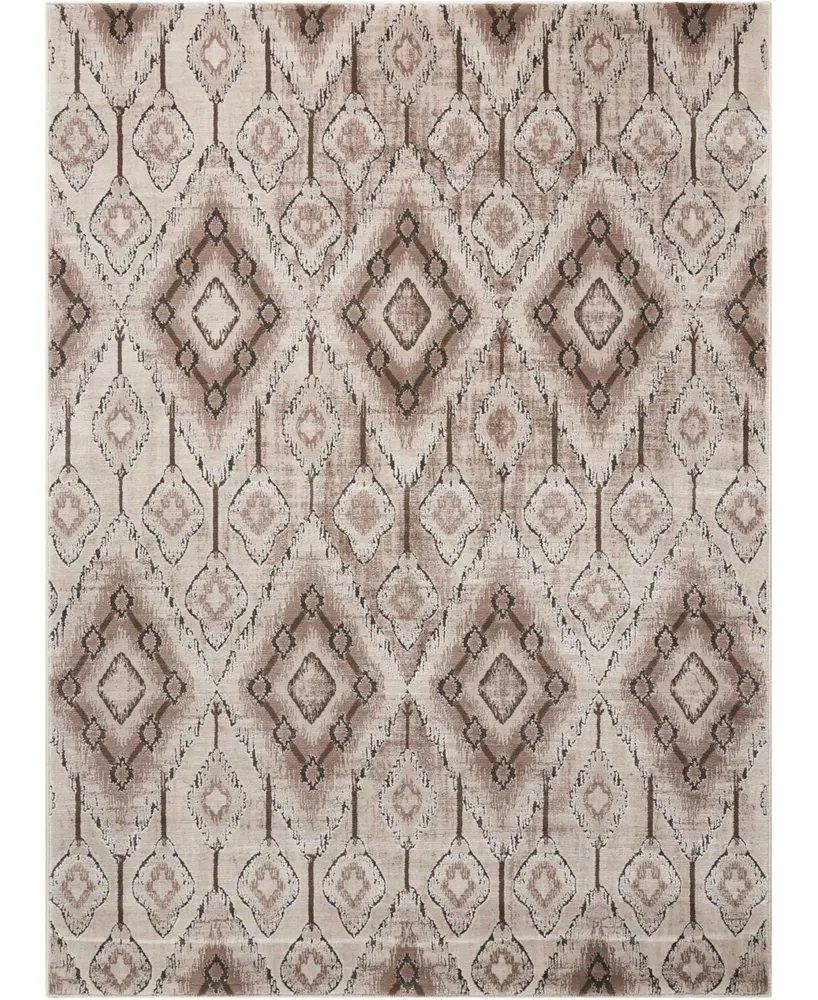 Long Street Looms Fate FAT02 Beige 5'3" x 7'4" Area Rug