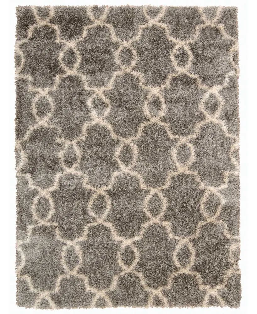 Long Street Looms Freed FRE2 Silver 5'3" x 7'3" Area Rug