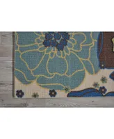 Long Street Looms Backyard BAC021 2'3" x 8' Runner Rug