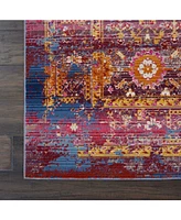 Long Street Looms Era Tabriz ERA03 Red, Multi 5'3" x 7'10" Area Rug