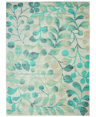 Long Street Looms Peace PEA03 Ivory 4' x 6' Area Rug
