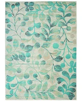 Long Street Looms Peace PEA03 Ivory 4' x 6' Area Rug