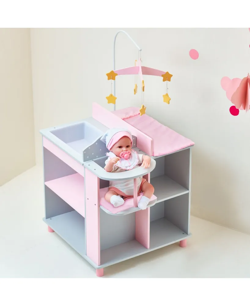 Olivia's Little World Polka Dots Princess Baby Doll Changing Station