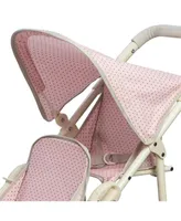 Olivia's Little World Polka Dots Princess Baby Doll Twin Jogging Stroller