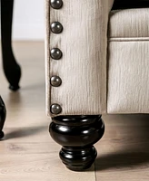 Furniture of America Port Smith Upholstered Sofa