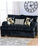 Furniture of America Coriana Upholstered Love Seat