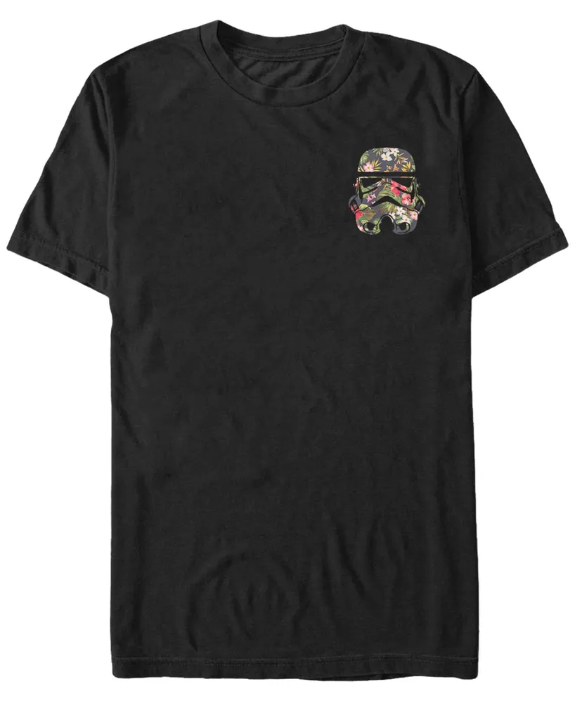 Fifth Sun Star Wars Men's Storm Trooper Floral Pocket Short Sleeve T-Shirt
