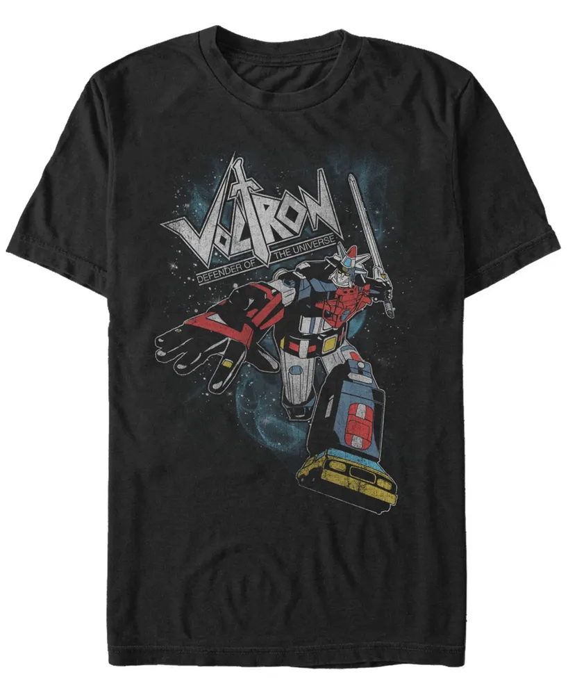 Fifth Sun Voltron Defender of the Universe Men's Poster Short Sleeve T-Shirt