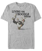 Fifth Sun Kung Fu Panda Men's Po Living The Noodle Dream Short Sleeve T-Shirt
