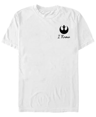 Fifth Sun Star Wars Men's Han's Classic Quote Short Sleeve T-Shirt