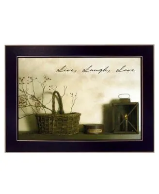 Trendy Decor 4u Live Laugh Love By Billy Jacobs Printed Wall Art Ready To Hang Collection
