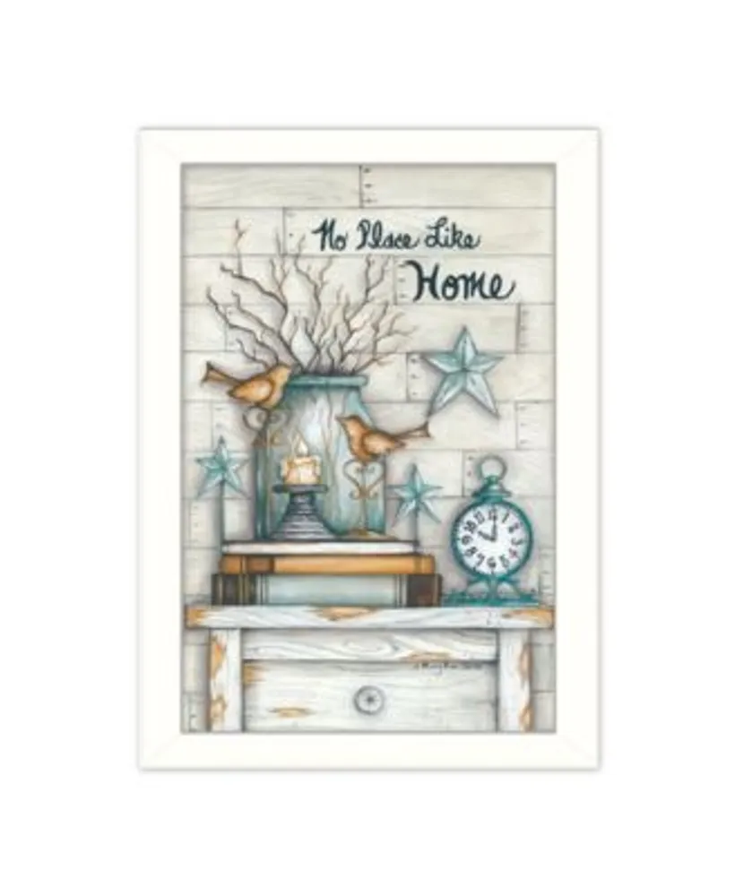 Trendy Decor 4u No Place Like Home By Mary June Printed Wall Art Ready To Hang Collection