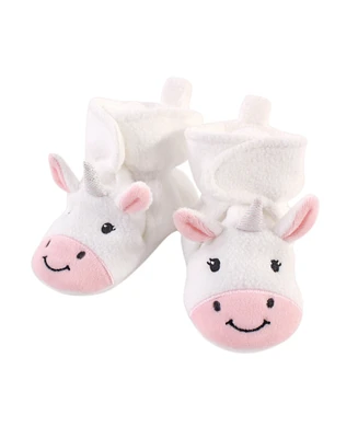 Hudson Baby Girls Cozy Fleece Booties