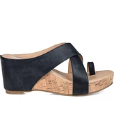 Journee Collection Women's Rayna Wedge Sandal