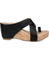 Journee Collection Women's Rayna Wedge Sandal