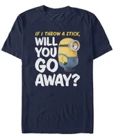 Fifth Sun Minions Men's Will You Go Away Short Sleeve T-Shirt