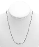 And Now This Mirror Link 24" Chain Necklace in Silver Plate or Gold Plate