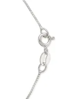 Mint Quartz (9 ct. t.w.) & White Topaz (1/8 ct. t.w.) 18" Pendant Necklace in Sterling Silver