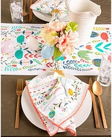 Design Imports Easter Folk Garden Embellished Table Runner, 14 x 72"