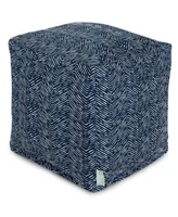 Majestic Home Goods Southwest Ottoman Pouf Cube 17" x 17"