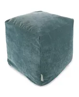 Majestic Home Goods Villa Ottoman Pouf Cube 17" x