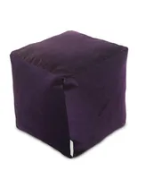 Majestic Home Goods Villa Ottoman Pouf Cube 17" x