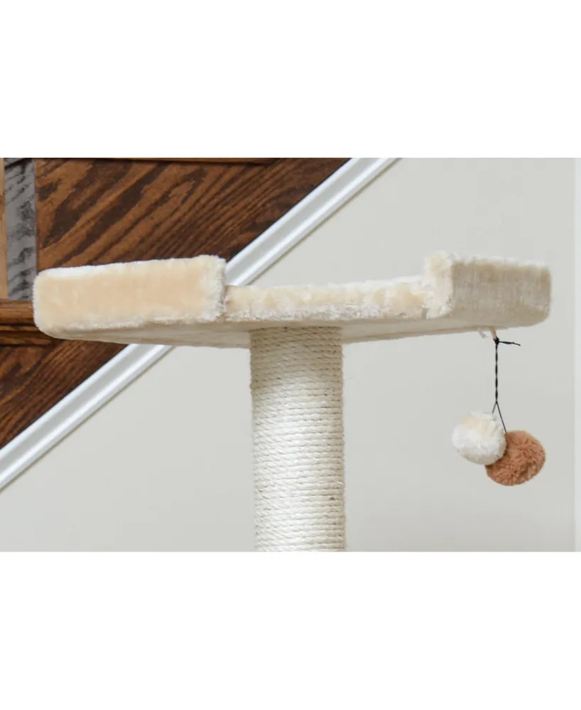 Armarkat 72" Real Wood Cat Tree With Spacious Condo, Scratching Post