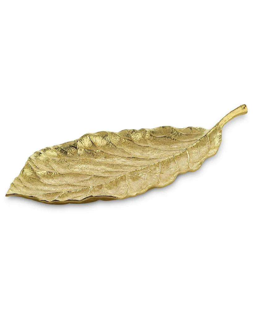 Michael Aram Gold Magnolia Medium Platter