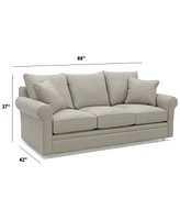 Closeout! Zaniel 89" Fabric Sofa