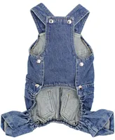 Parisian Pet Denim Dog Overalls