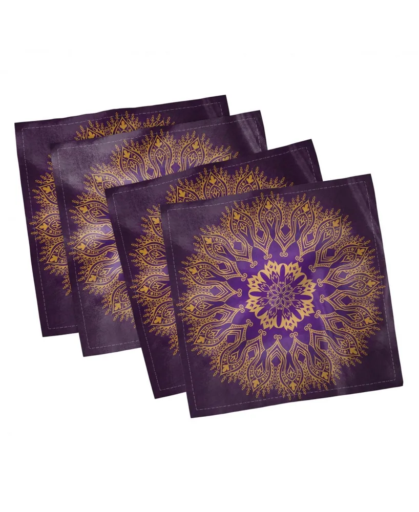 Ambesonne Mandala Set of 4 Napkins