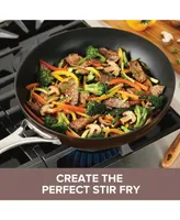 Anolon Nouvelle Copper Luxe Sable Hard-Anodized Non-Stick Stir Fry Pan