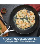Anolon Nouvelle Copper Luxe Onyx Hard-Anodized Nonstick Twin Pack Skillet