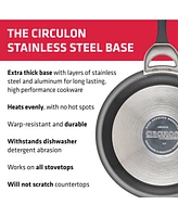 Circulon Symmetry Hard-Anodized Nonstick Induction Casserole Pan with Lid, 5.5