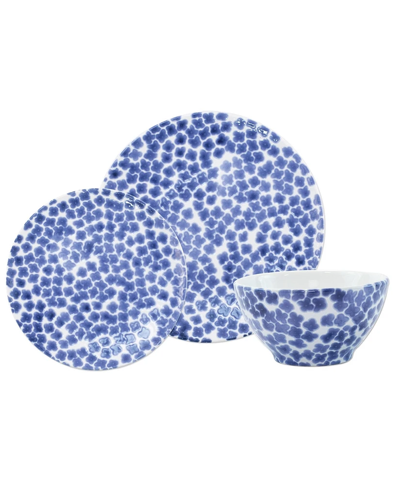 Vietri Santorini Flower 3-Piece Place Setting